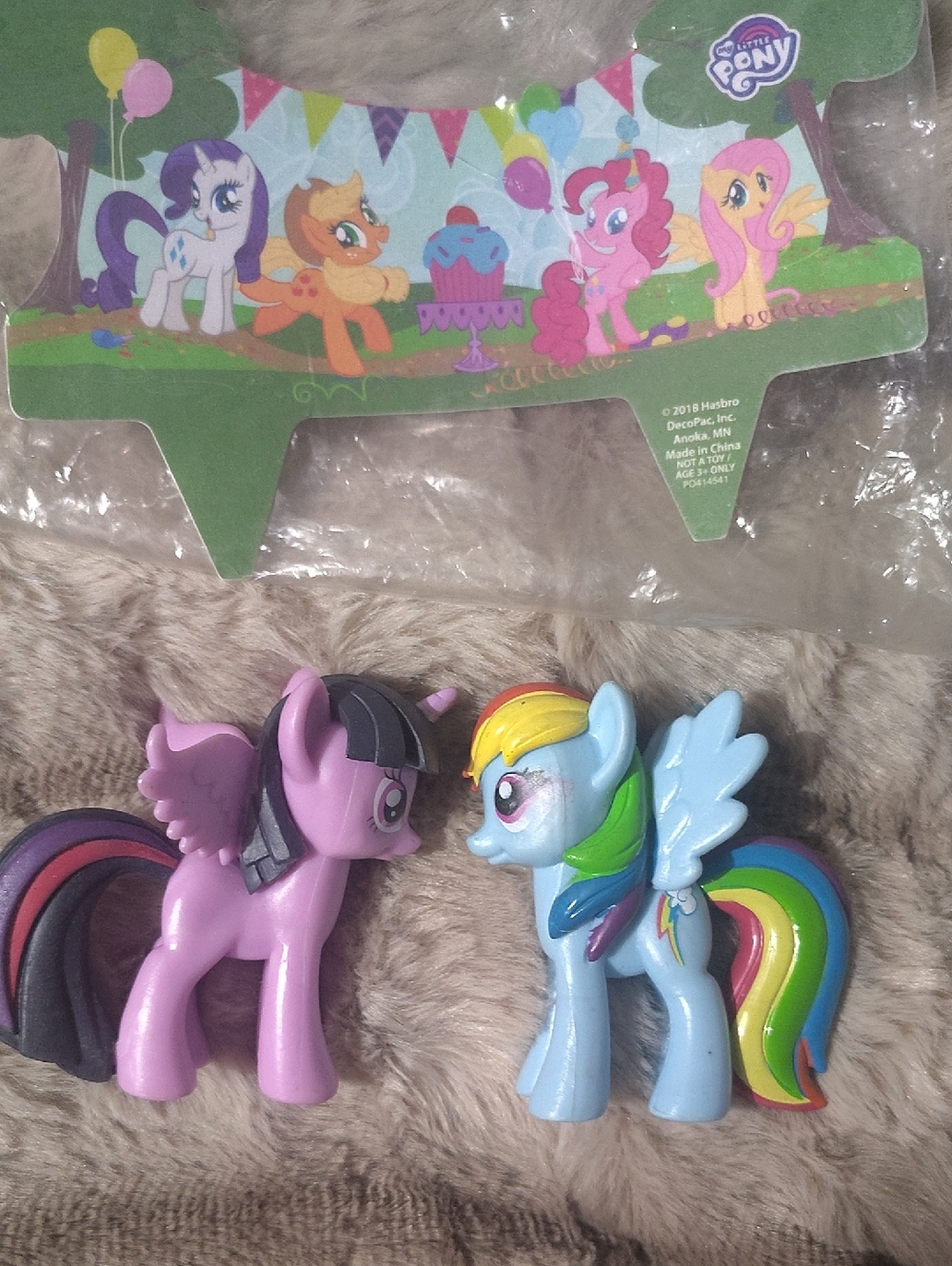 My Little Pony 3pcs Cake Toper